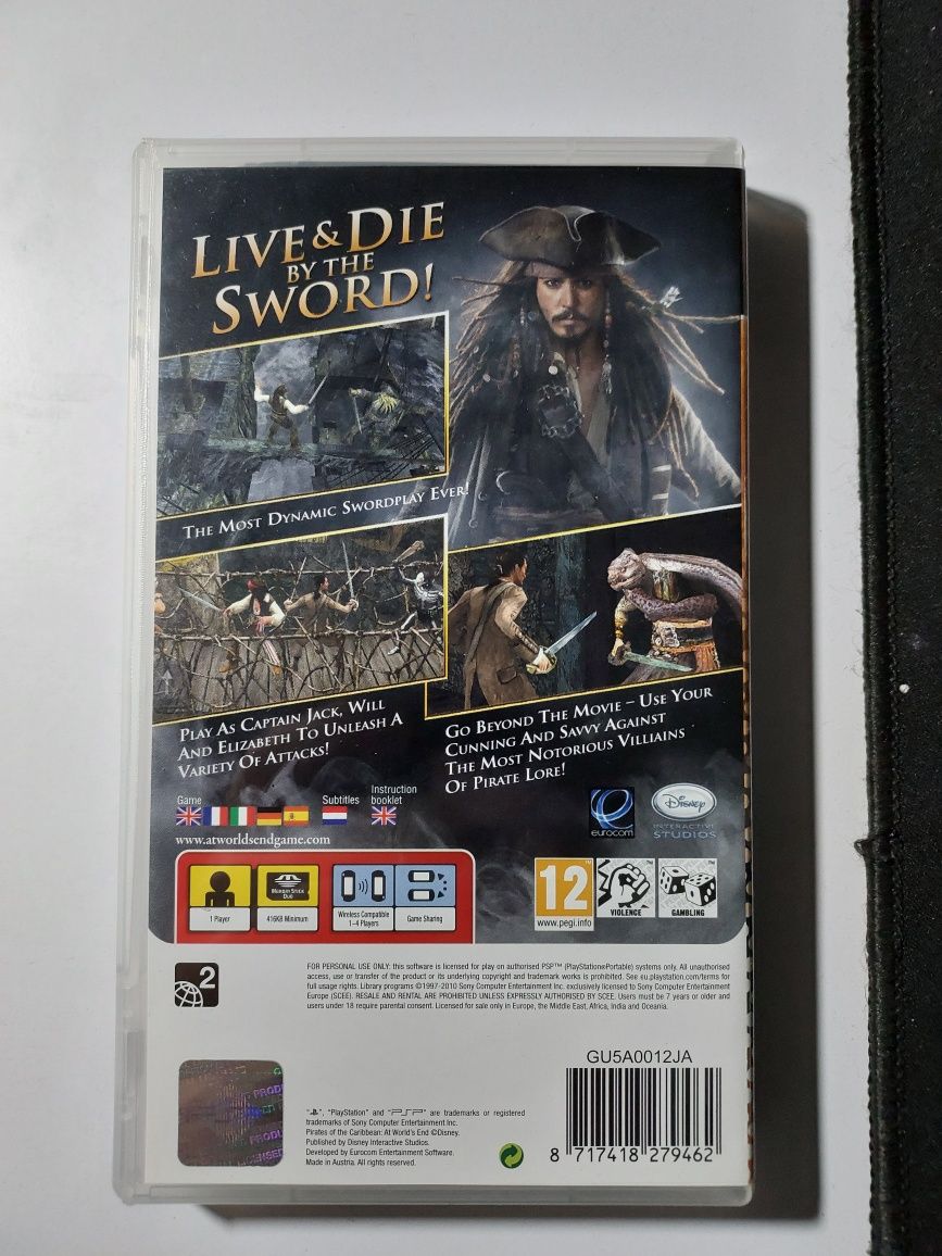 Gra Piraci z Karaibów At World's End PSP