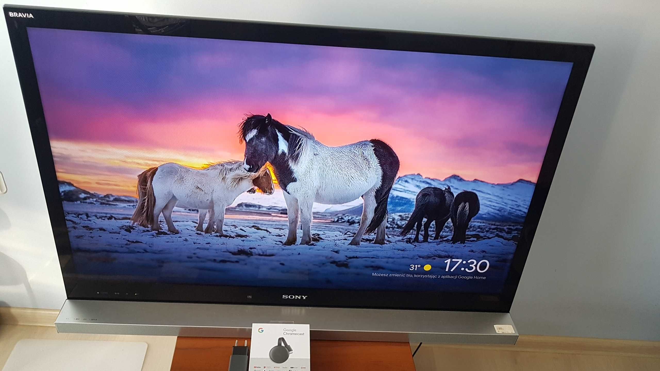 Telewizor 3D Sony KDL-40NX720 plus soundbar,Chromecast