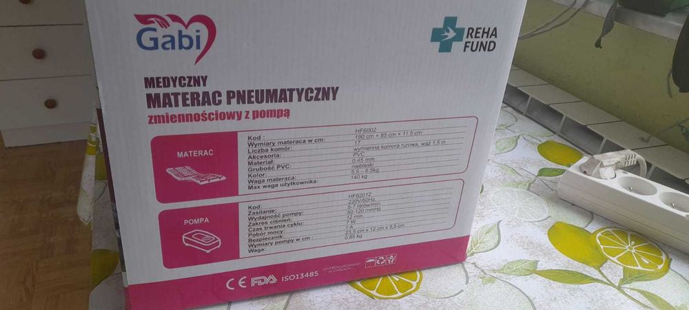 Materac przeciwodleżynowy