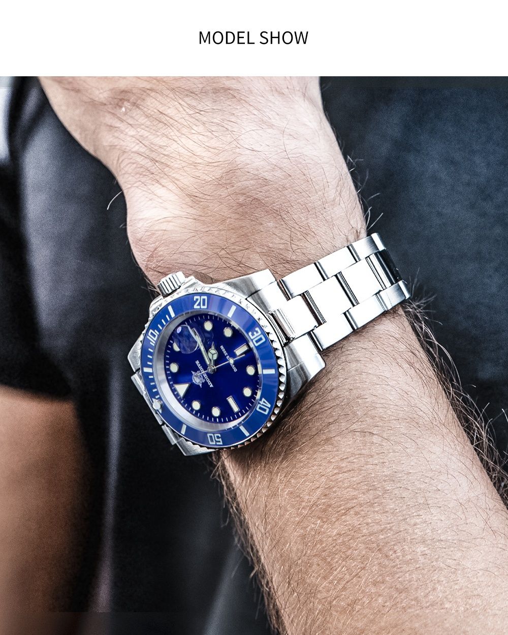 Addiesdive submariner diver  кварцовий на японському механізмі Miyota