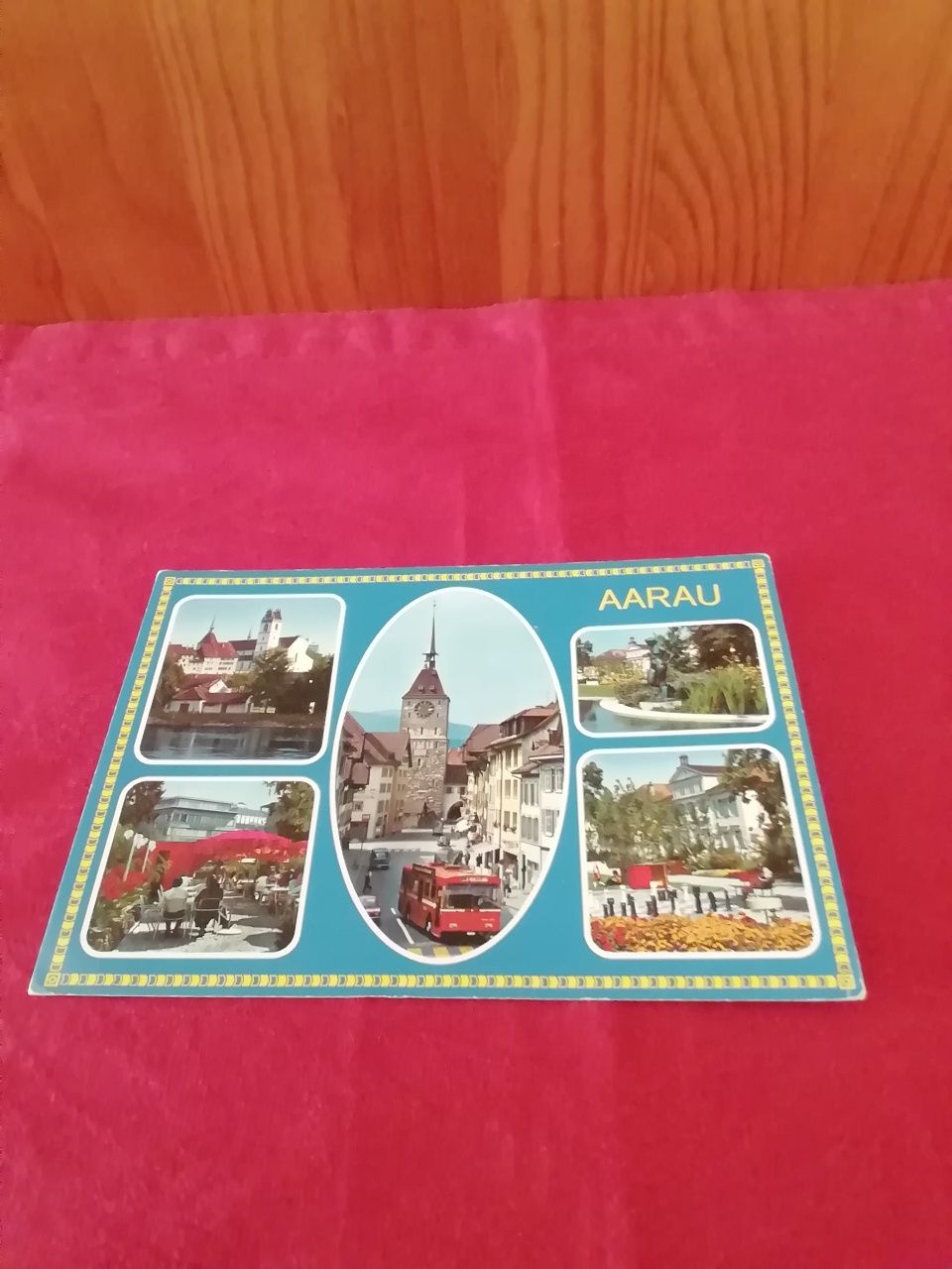 Postal da Suíça, antigo