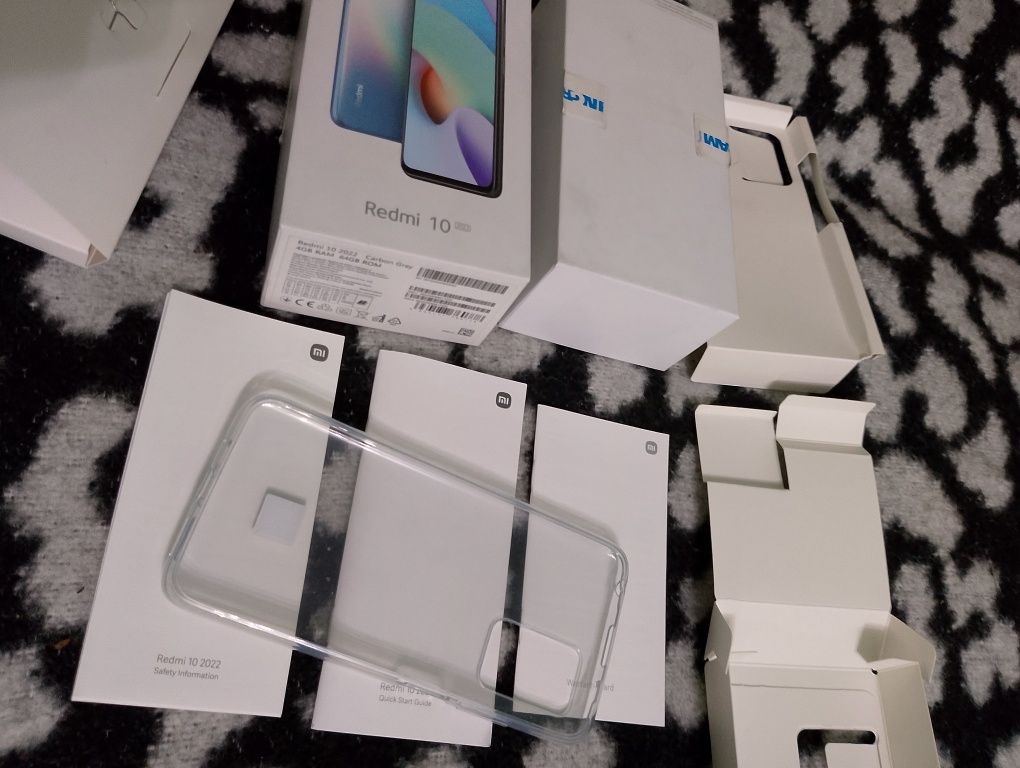Pudełko Redmi 10 plecki i igła zestaw
