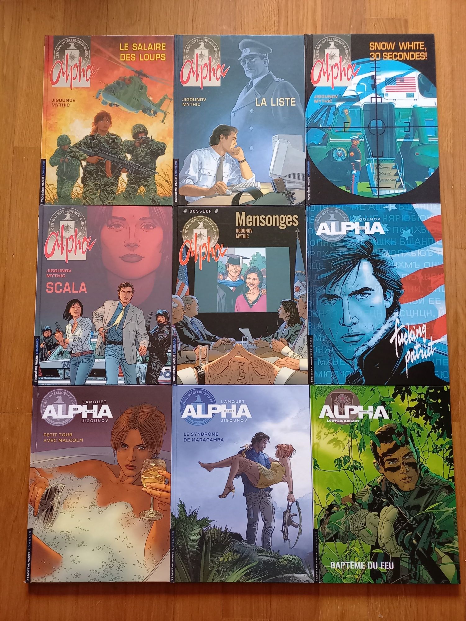 Alpha - Lote de 9 livros