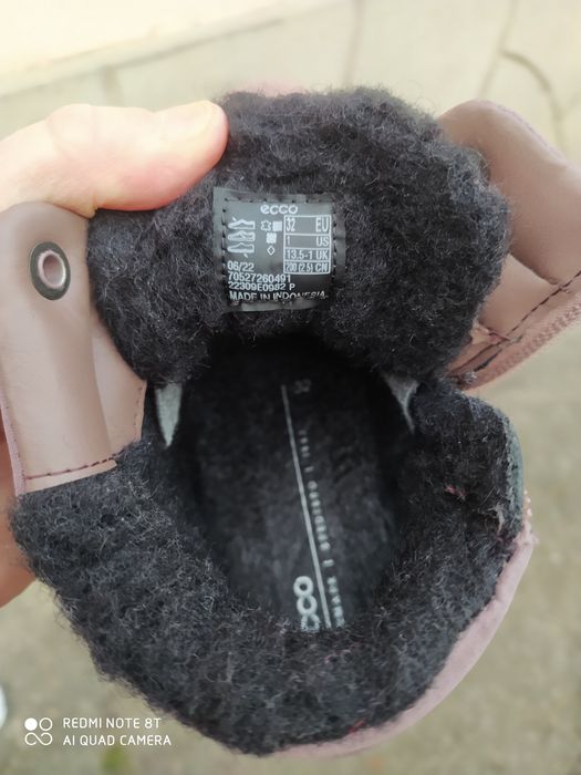 Ecco 32 ботинки на дівчинку зимові черевики сапоги чоботи взуття ессо