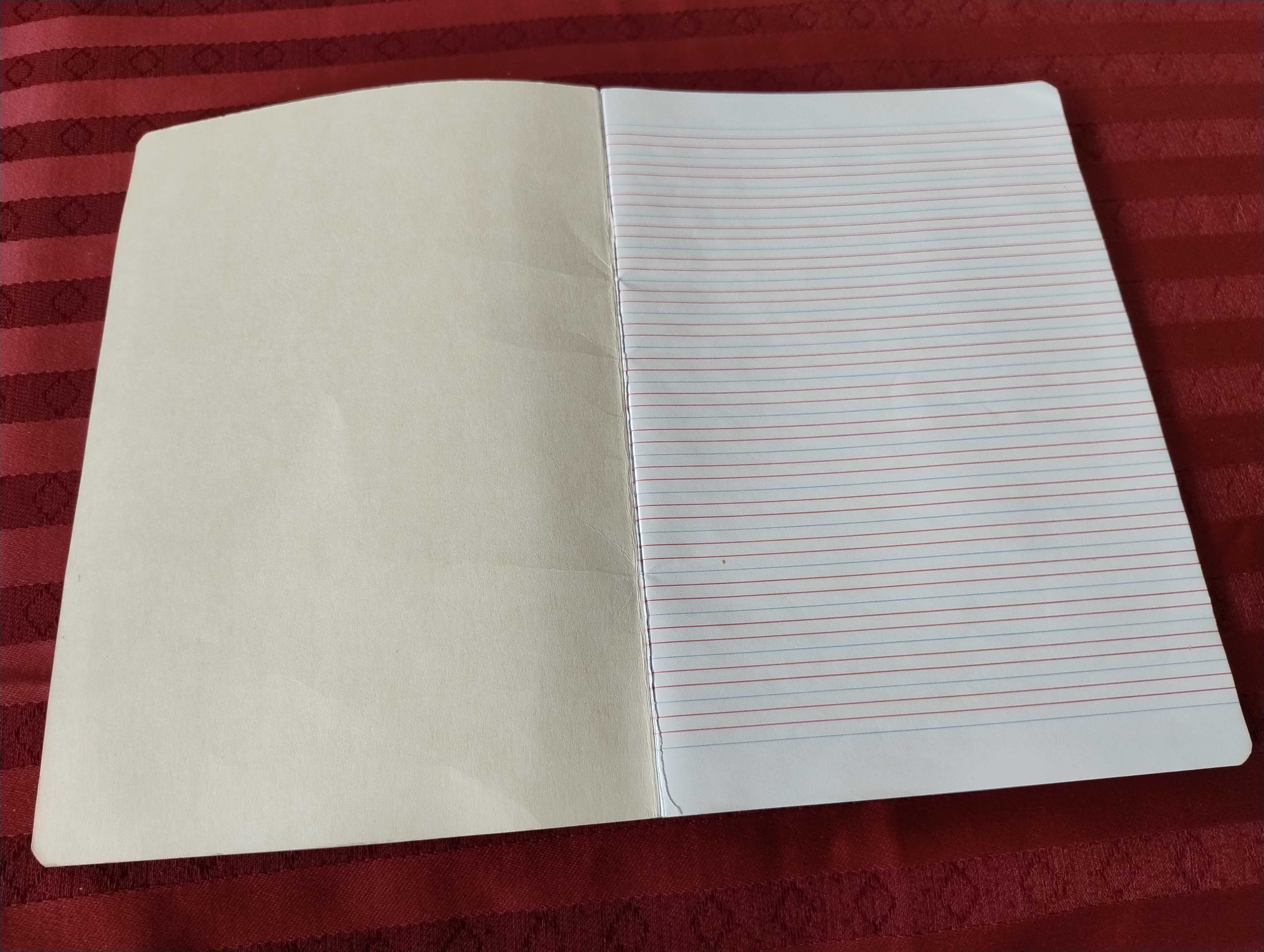 SUPER CENA Zeszyt brulion notes notatnik brudnopis kratka z PRL 96kart