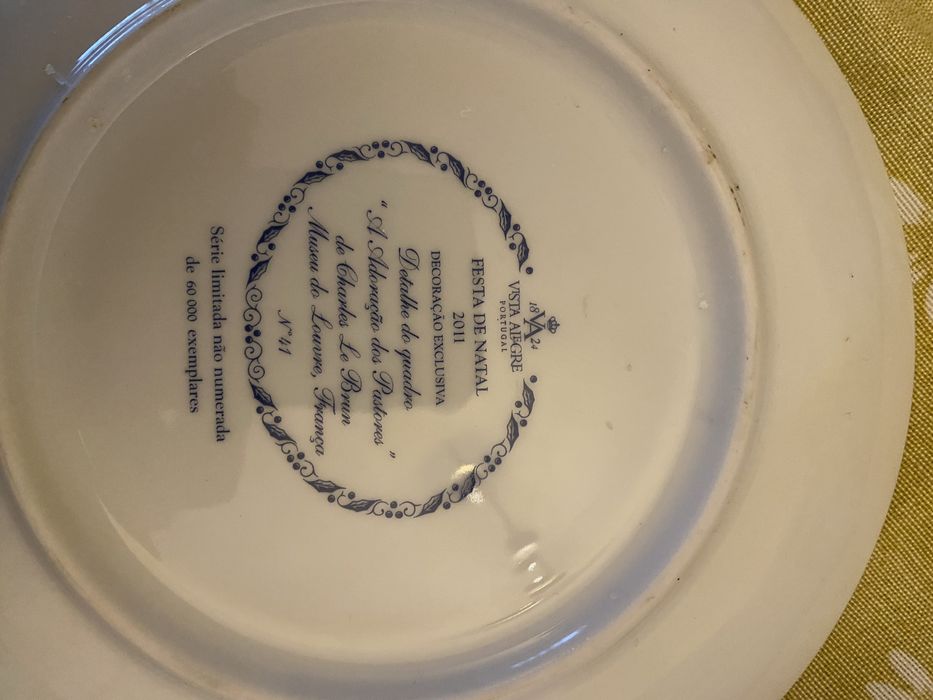 Prato de natal vista alegre