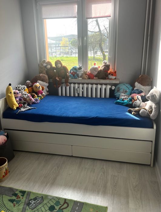 Łóżko wysuwane podwójne