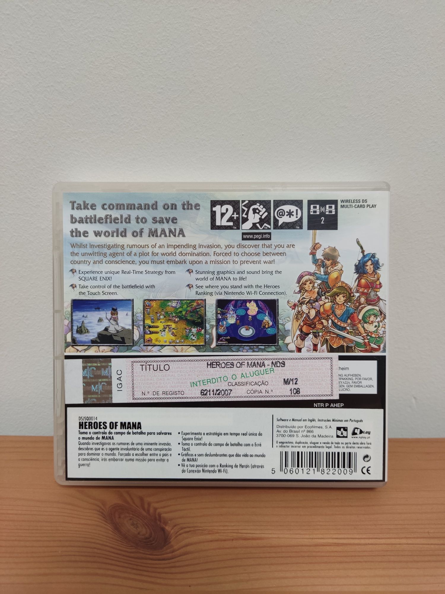 Jogo Heroes of Mana para Nintendo DS e 3DS