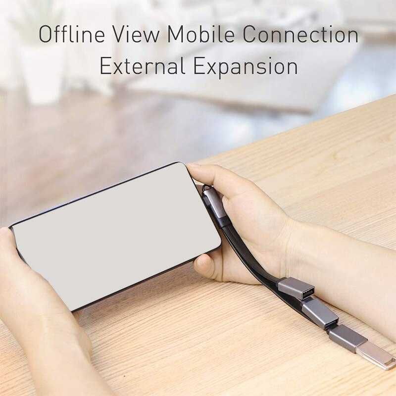 USB HUB /Док-станція 4-в-1/ USB Type C - USB 3.1 + USB 2.0+ SD/TF
