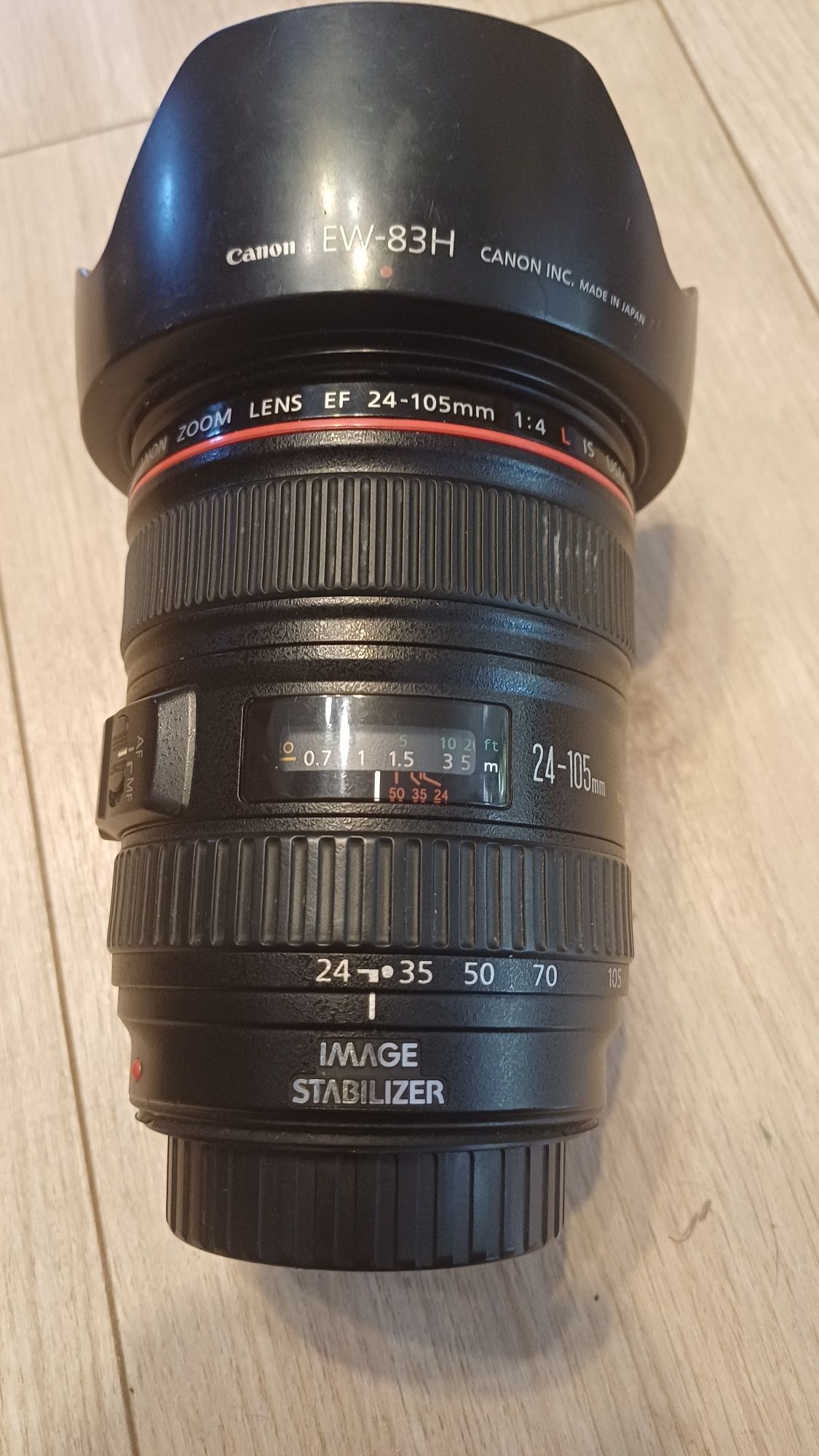 Canon EF 24-105mm f/4L IS USM + filtr Benro UV | bdb stan