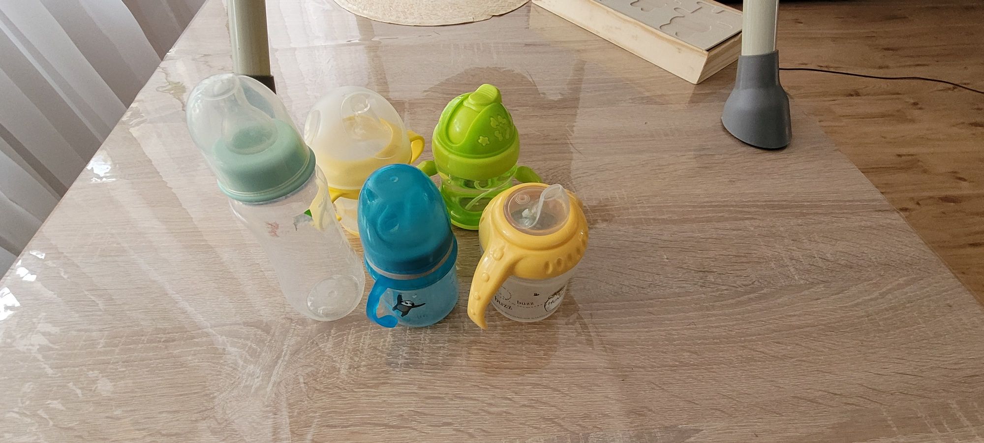 Butelki niekapki 5 sztuk