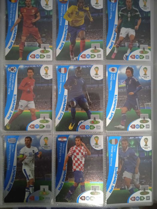 Karty piłkarskie adrenalyn XL FIFA world cup 2014