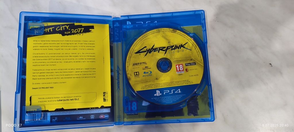 Gra Cyberpunk 2077 na PlayStation 4