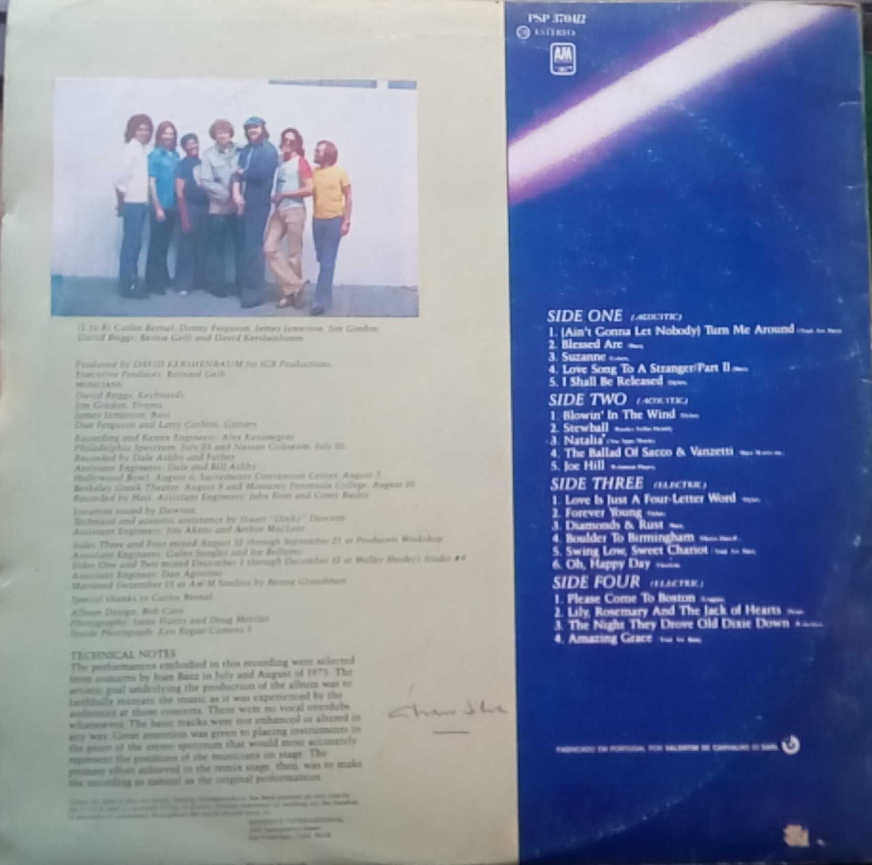Disco em Vinil - Joan Baez