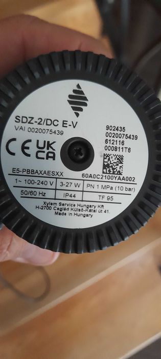 Pompa CWU SDZ-2/DC E-V np. Saunier Duval