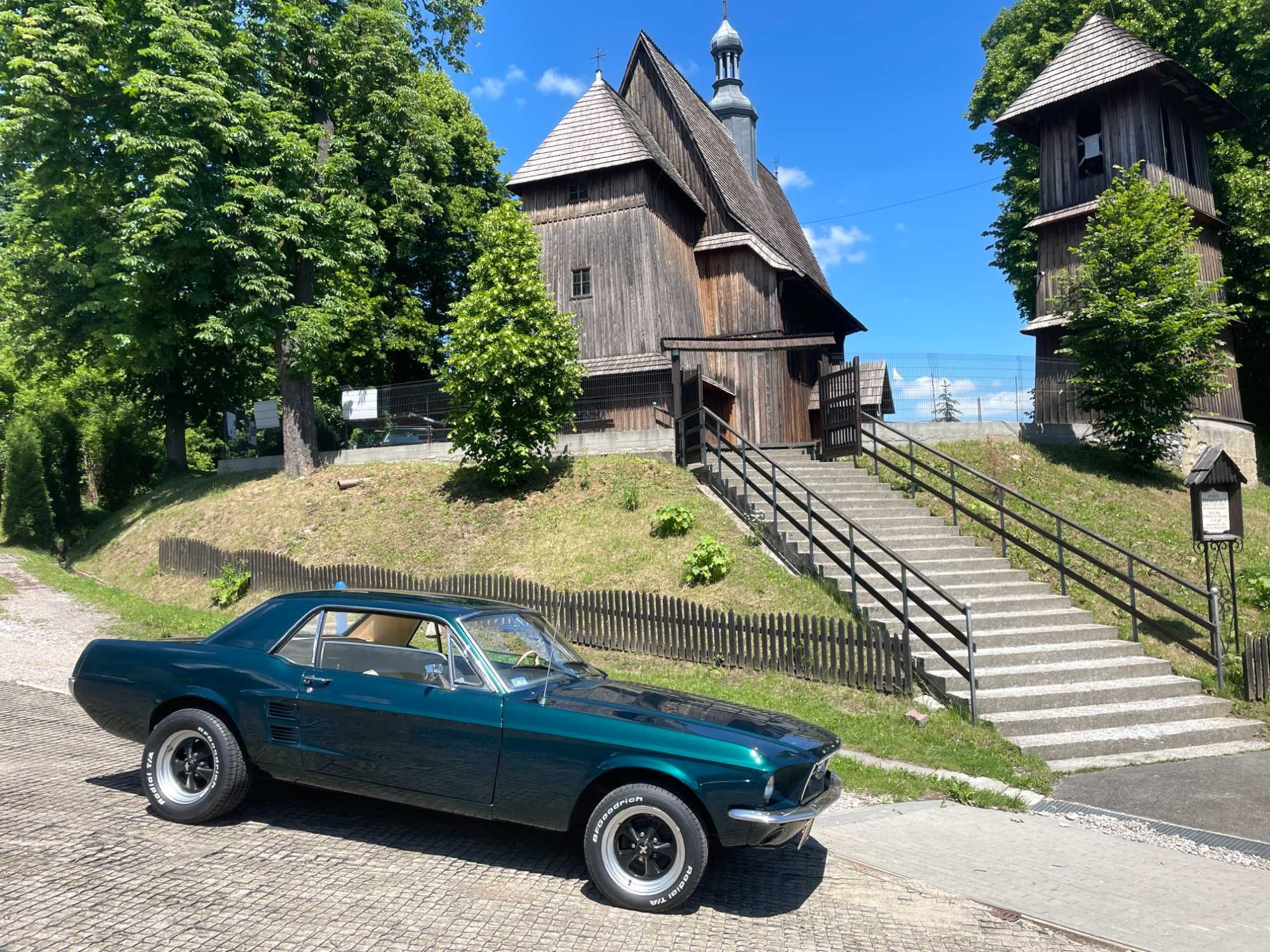Prowadź sam ! Auto do ślubu , samochód na wesele FORD MUSTANG 1967 V8