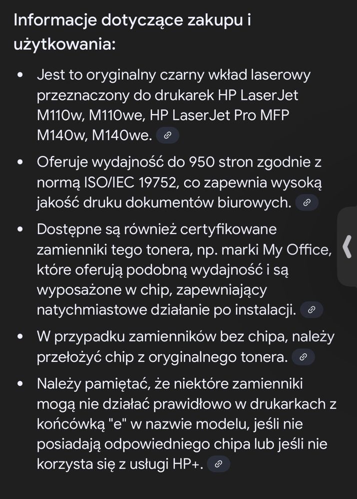 Tusz do drukarki HP W1420A