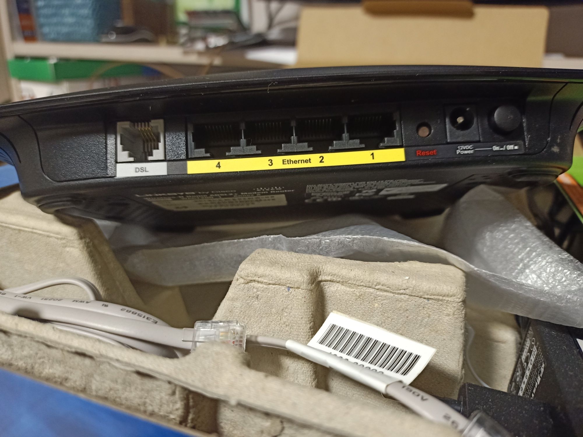 Adsl2+ wi-fi роутер WAG120N Linksys by Cisco