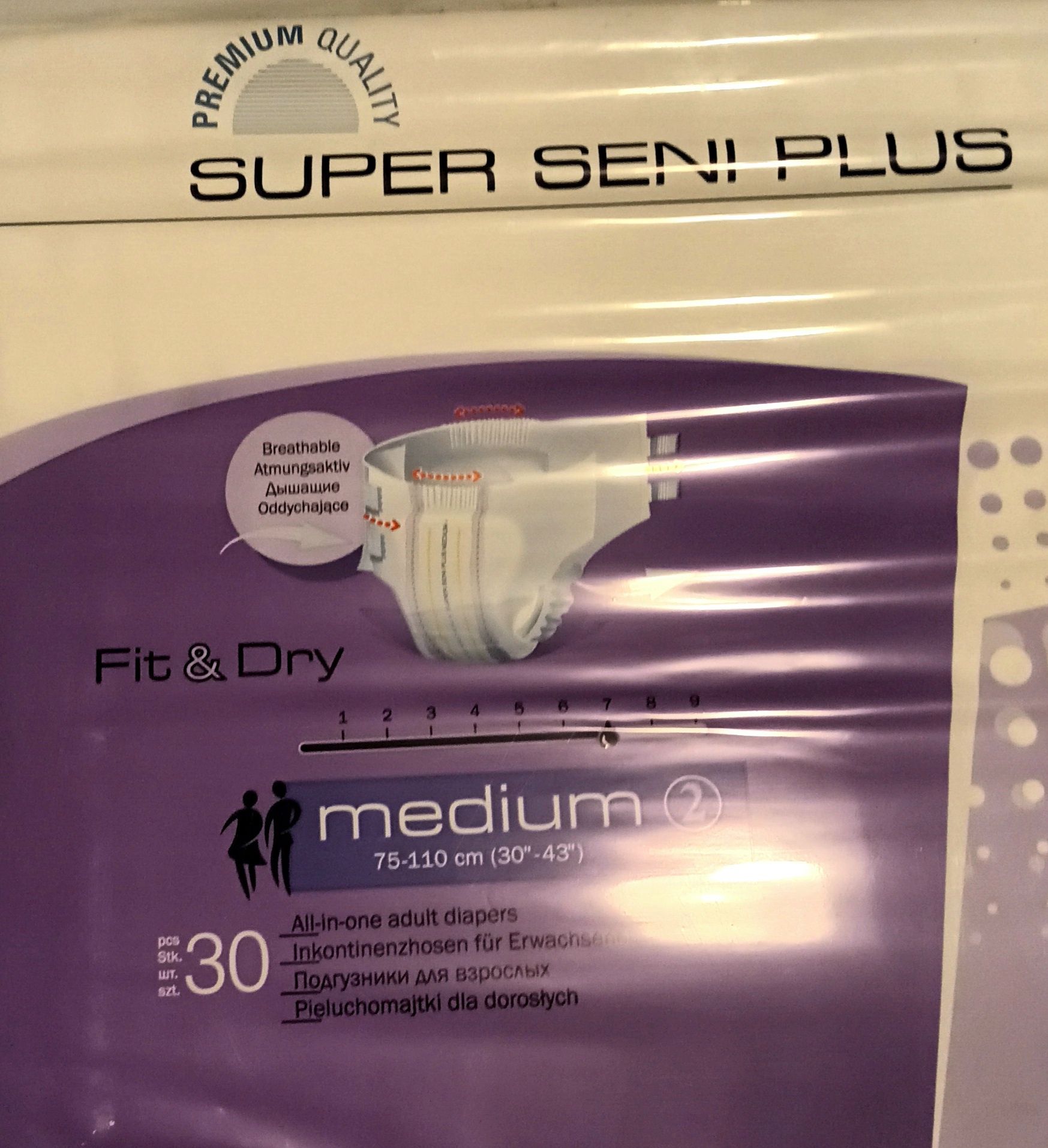 Pieluchomajtki dla dorosłych Super Seni Plus roz 2/M