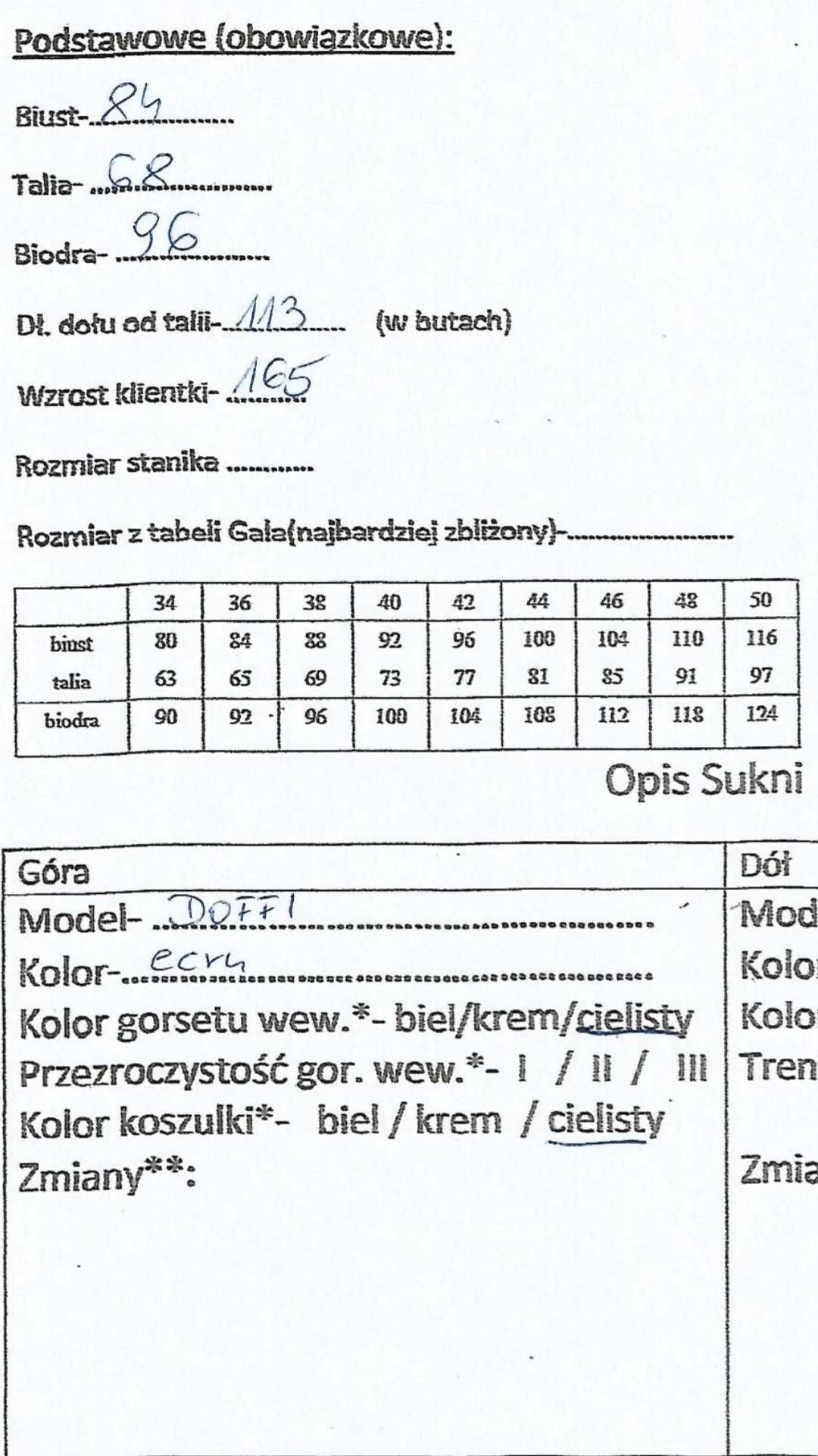 Suknia ślubna Gala DOFFI