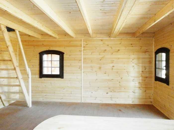 Dom drewniany,letniskowy,ogrodowy,dom do 35m2,Elixir1 5,5x4m+taras 2m