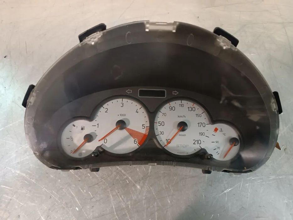 QUADRANTE PEUGEOT 206 HDI (FUNDO CINZENTO) 9655976280 9651740480