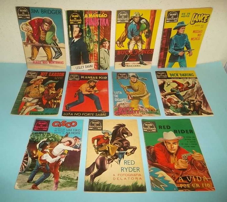 Mundo de Aventuras - Lote com revistas antigas.