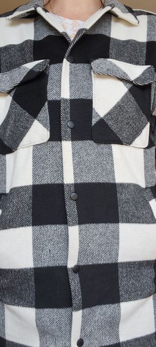 Пальто- рубашка m, тепла сорочка оверсайз