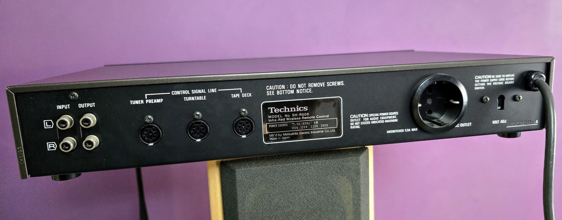Technics SH-R808 R808 Stacja Pilot Magnetofon Gramofon Tuner B100 M280