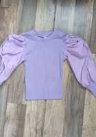 Блуза кофта святкова ошатна бузкова 90 3-4 роки