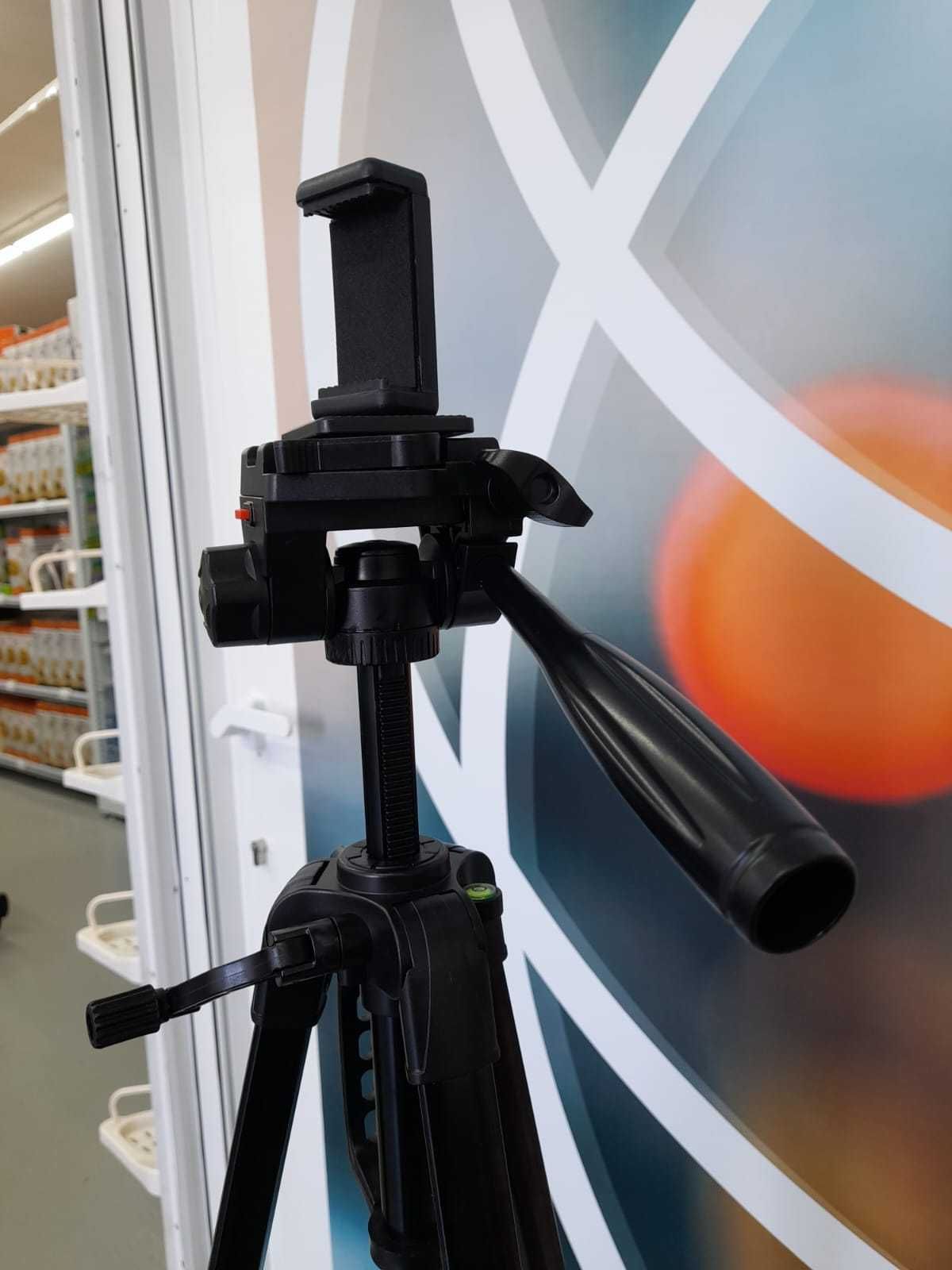 Tripé Novo e Profissional para Telemóveis ou Câmeras