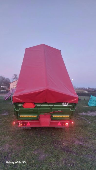 Przyczepa jednoosiowa wywrotka