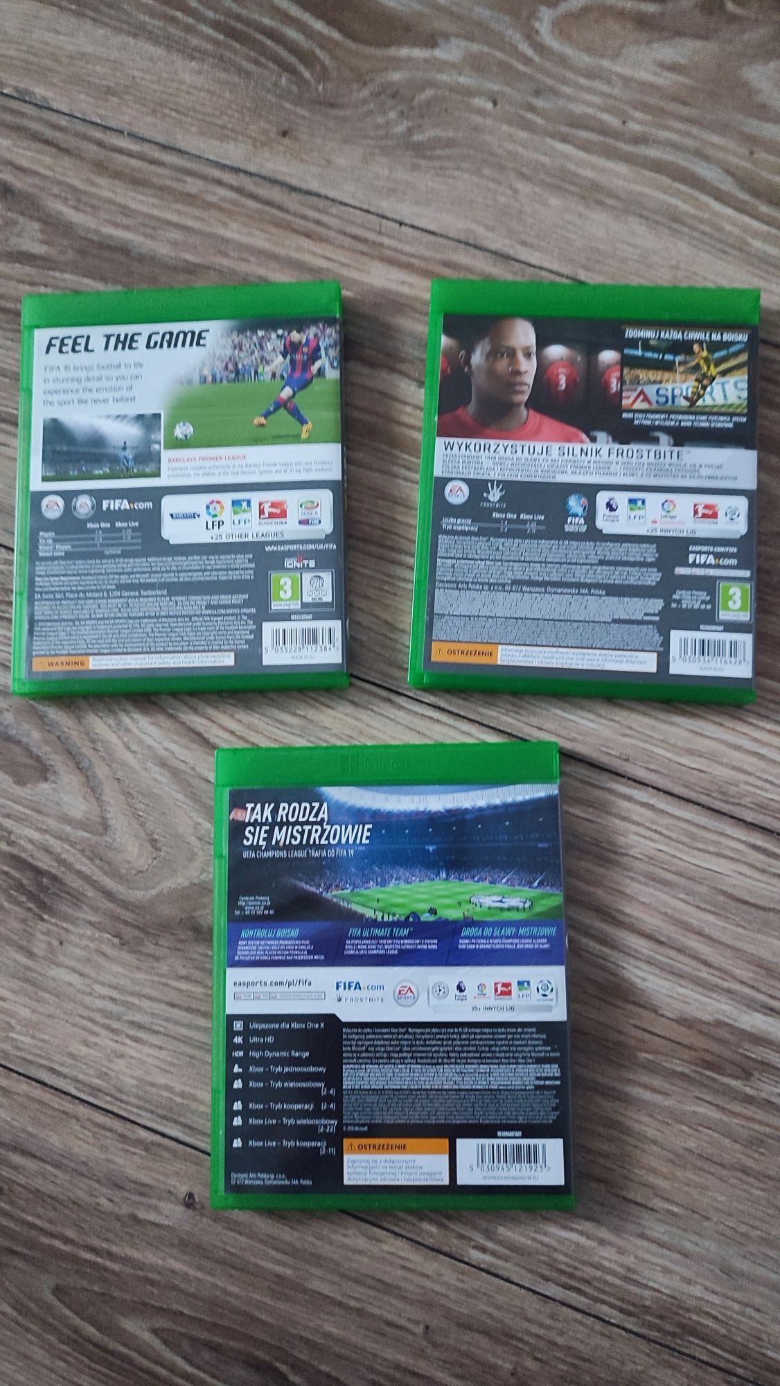 FIFA 19 FIFA 17 FIFA 15 Xbox One