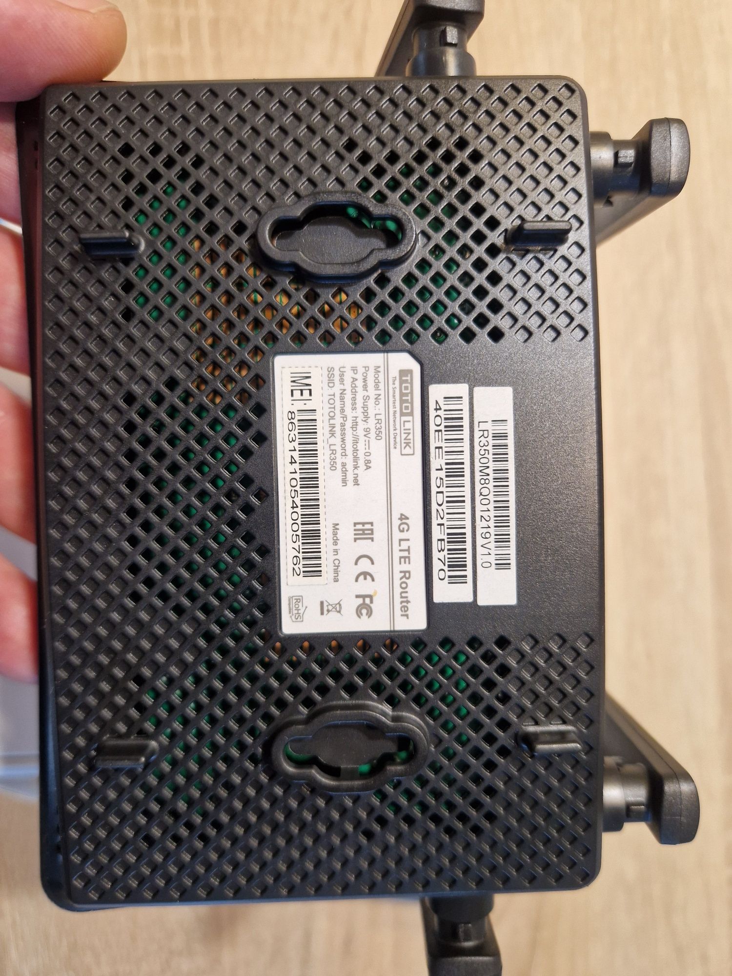 Router WiFi Totolink LR350 2,4GHz 4G LTE 3xRJ45 z modemem GSM na SIM