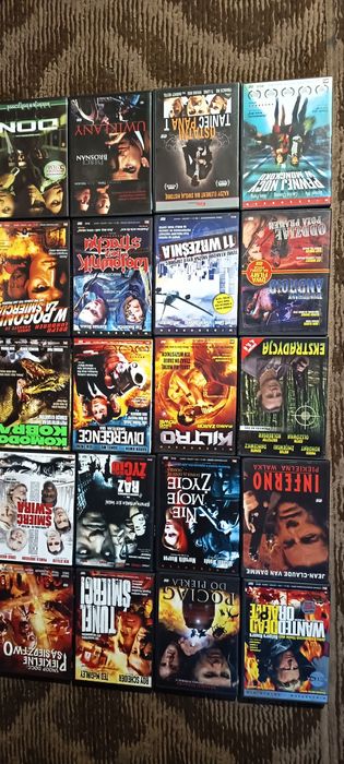 Sprzedam Filmy DVD widoczne na zdjęciach