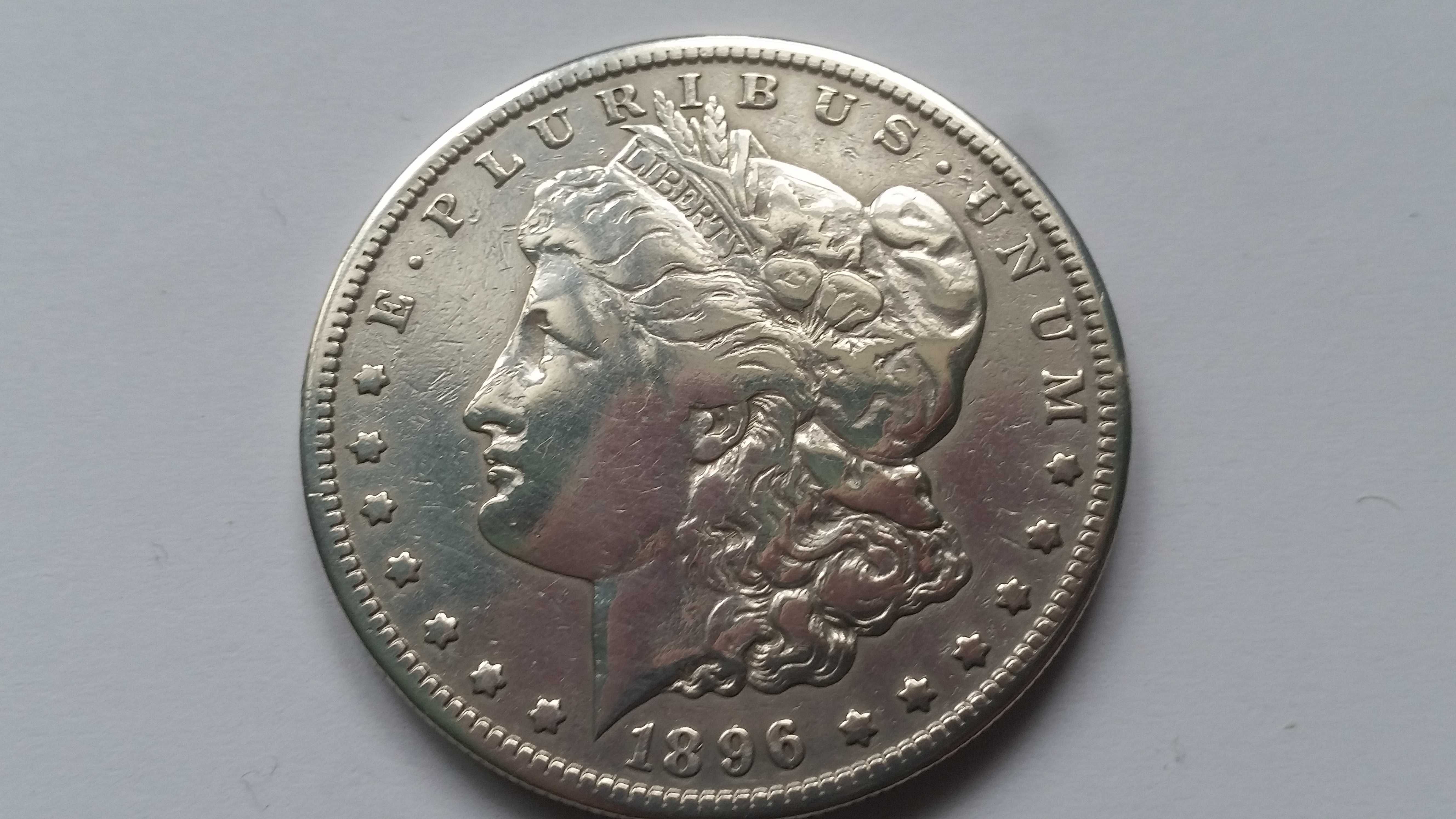 1 DOLAR 1896 San Francisco-rzadka, niedostępna moneta 1,4% na NUMISTA!