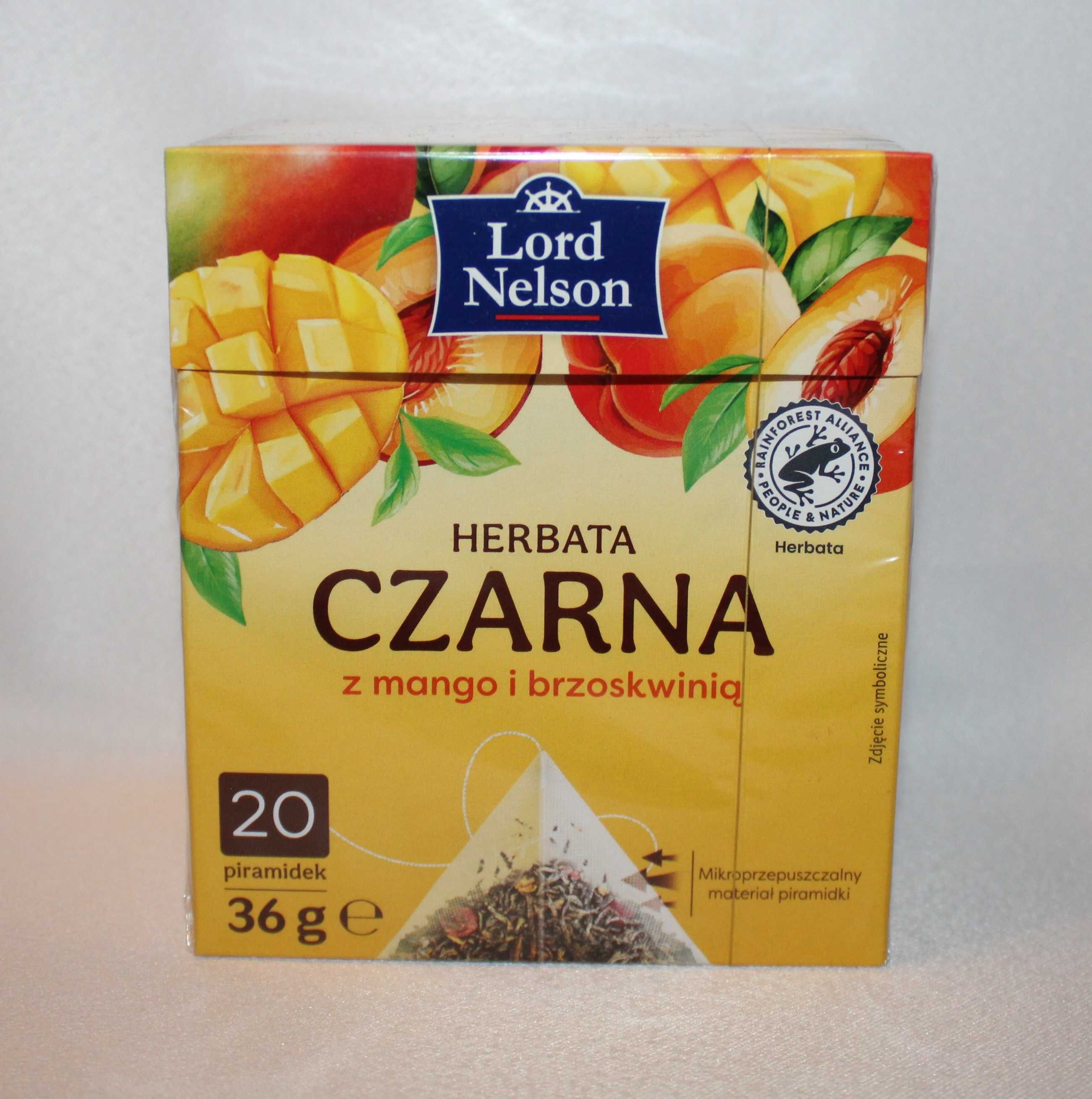 Suplement herbata czarna Remsey cytrynowa owoc leśne mango brzoskwinia