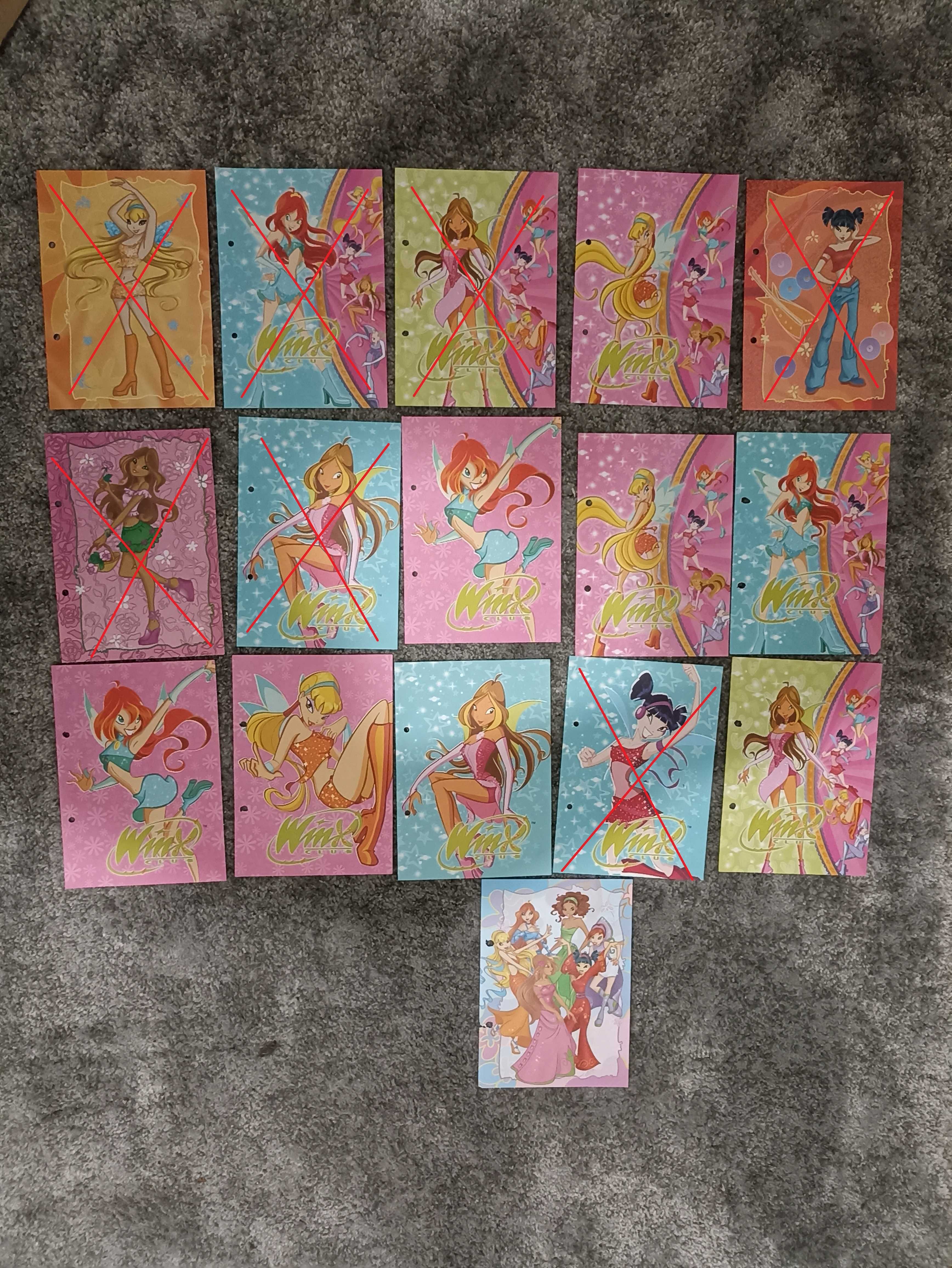 15.  Karteczki Winx A5