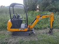 Minikoparka JCB 8014, 2016r - brutto