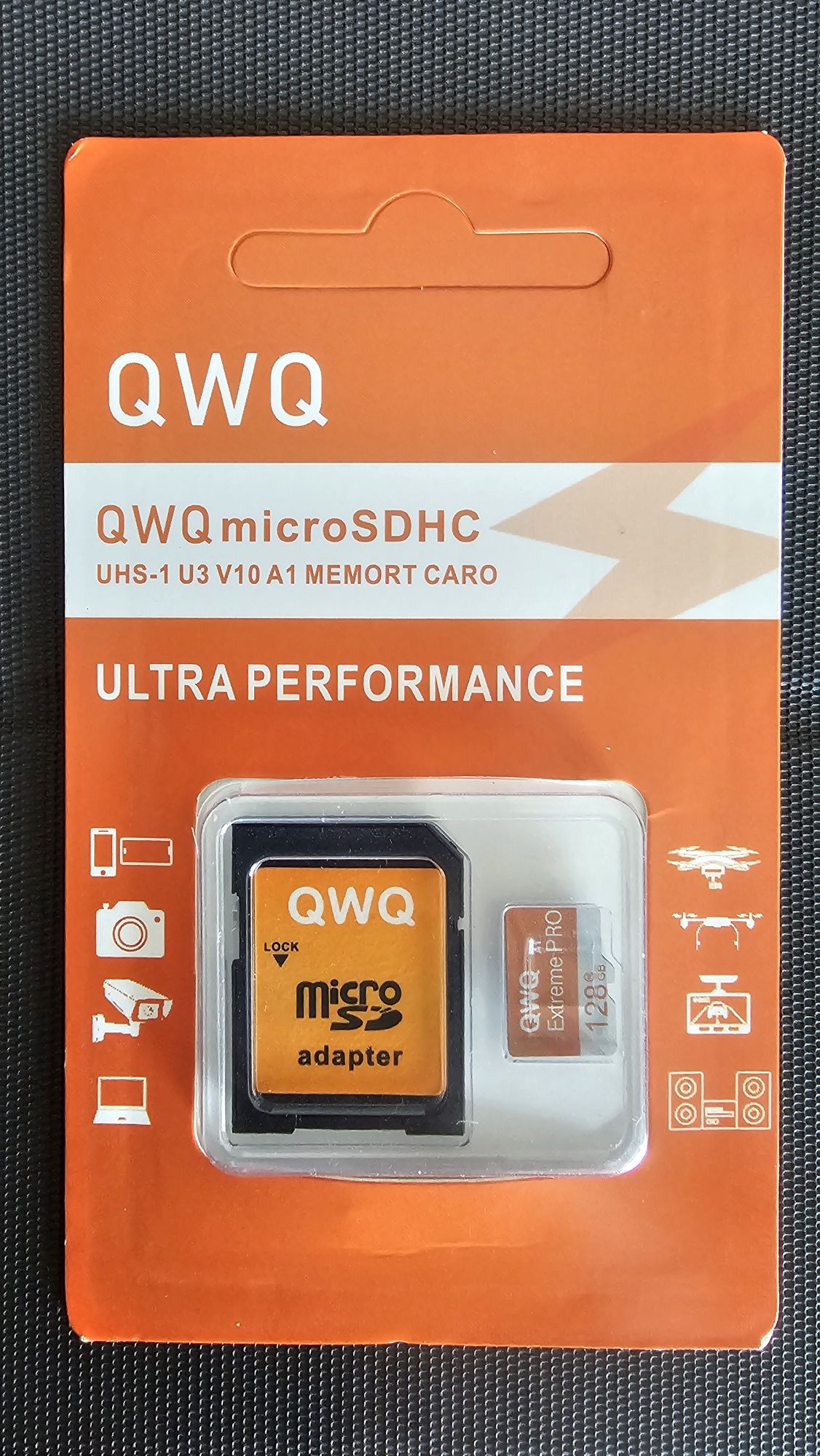 Cartão de memoria Micro SD 128 GB NOVO