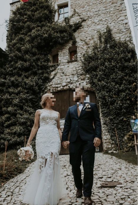 Piękna koronkowa suknia ślubna Kaledonia