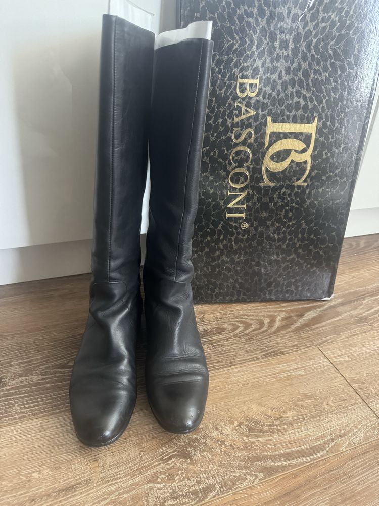 Сапоги кожаные BASCONI