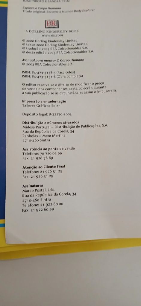 Fascículos de O Corpo Humano