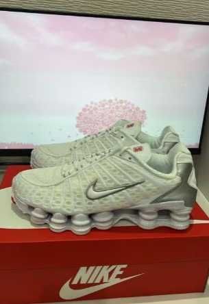 Nike Shox TL White Metallic Silver r.45