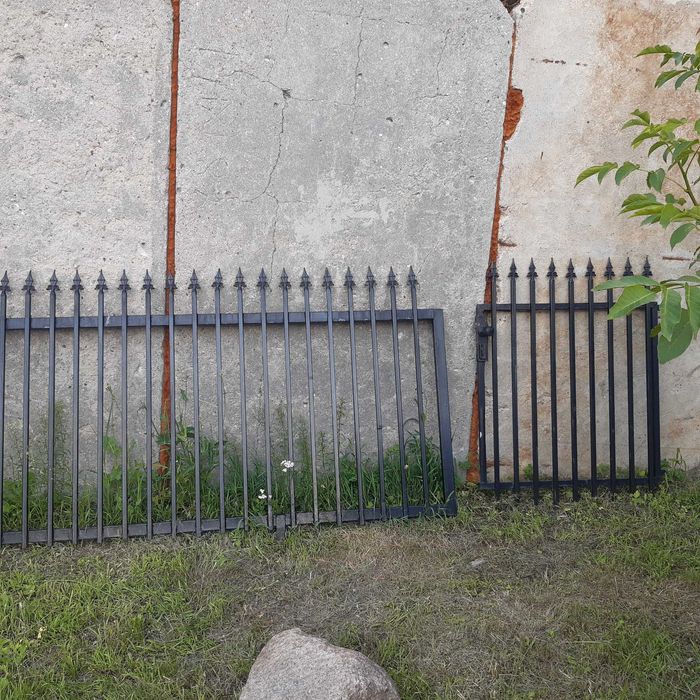 Promocja ! Brama przesuwana z furtką - używana