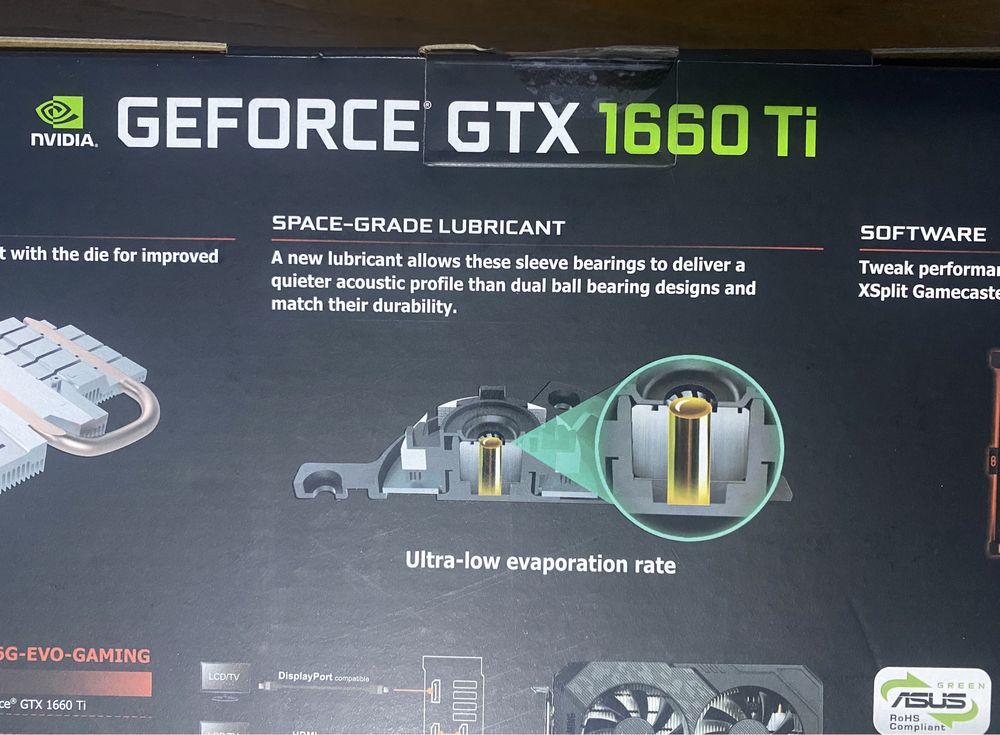 Placa gráfica ASUS Geforce GTX 1660 TI TUF Gaming 6GB