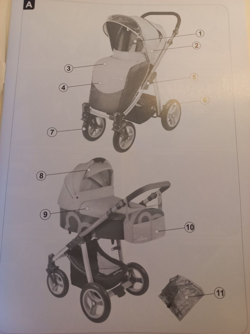 Wózek 2 w 1 Baby Design Lupo + nosidelko maxi cosi gratis. Niska cena