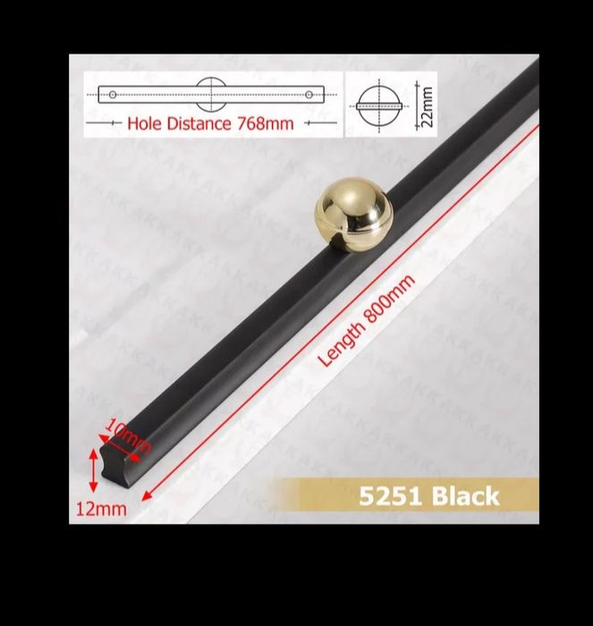 Uchwyty meblowe, metalowe loft, Glamour