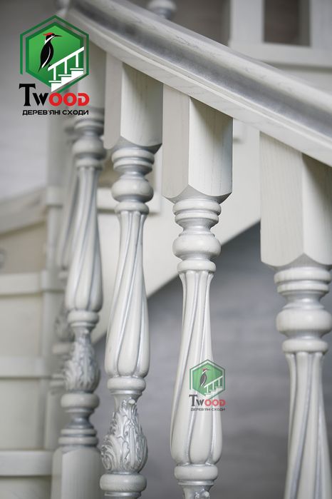 Білі сходи | Дубові сходи | Сходи із різьбою чпу | Виготовлення сходів