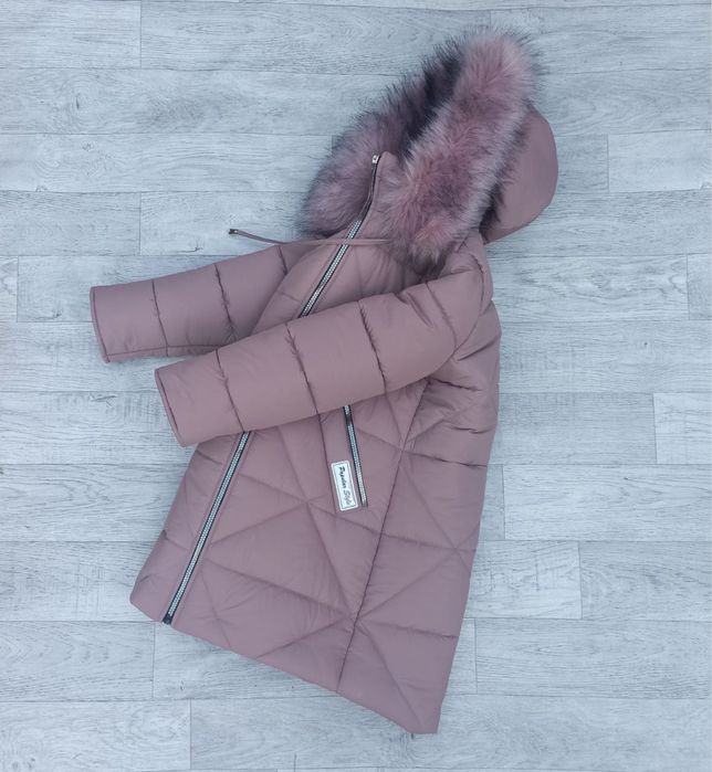 Зимова куртка пуховик 116, 122, 128, 134, 140 см